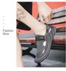 Men's 2024 Summer Genuine Leather Mesh Sandals - Breathable Soft Sole Casual Beach Shoes