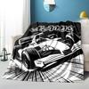 1PC Custom Name Car Graphic Outdooor Flannel Blankets Throw Blanket All-Season Throw Gift Bedspread for Couch, Bed, Camping Holiday Birthday Gift