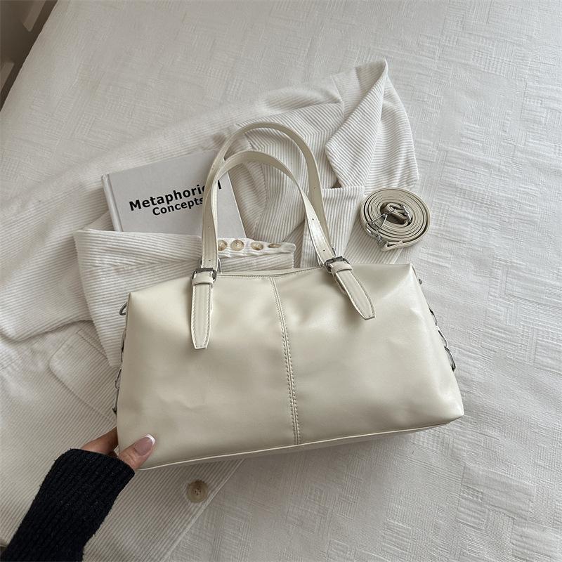 Bolso Boston de Gran Capacidad de un Solo Hombro, Estilo de Gama Alta, Bolso de Hombro para Mujer