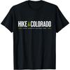 Colorado CO Rocky Mountains Hike Tree Retro Graphic T-Shirt