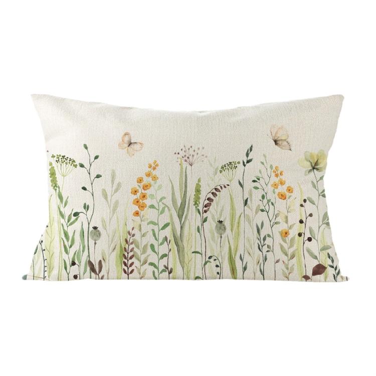 Spring Pillow Cover Soft Comfortable Cushions Case for Farmhouses Home Bedroom