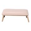 Foldable PU Leather Nail Hand Rest 3   Heights Nail Arm Rest for Nail Tech Salon Home Use Pink
