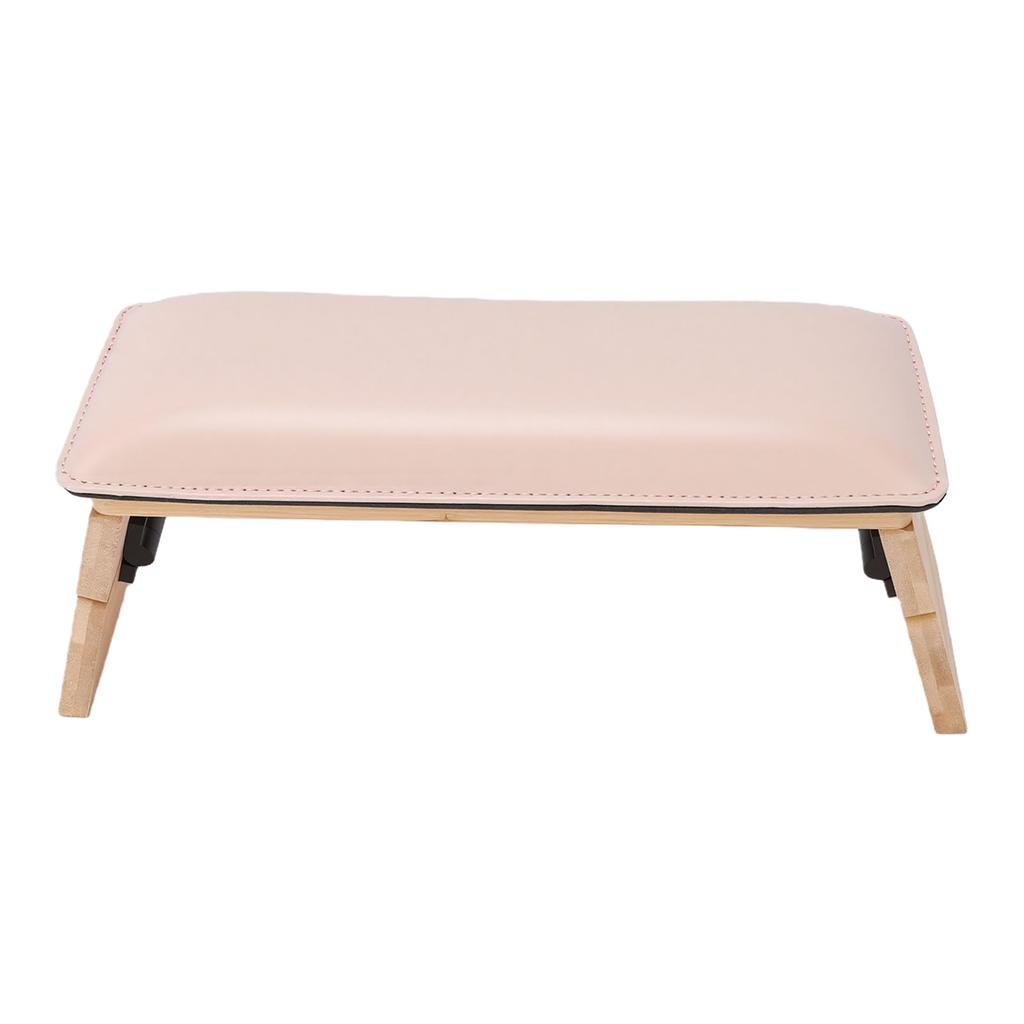 Foldable PU Leather Nail Hand Rest 3   Heights Nail Arm Rest for Nail Tech Salon Home Use Pink