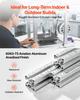 6PCS 4040 Aluminum Extrusion Profile, 78.74 Inch 2000 mm, T Slot European Standard Anodized Linear Rail, High-Strength Extruded Aluminum Rail, for 3D