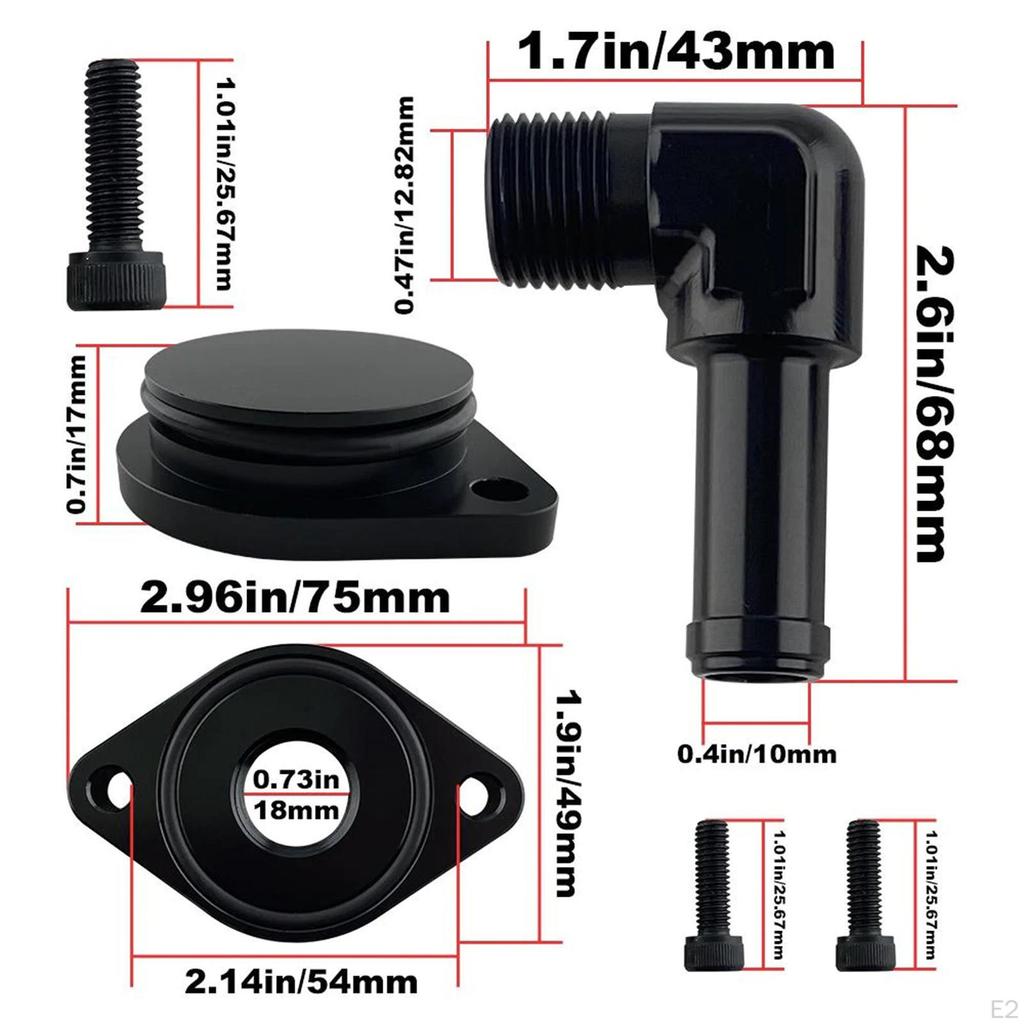 Engine Ventilation Kit Reroute Durable Spare Parts High Performance Car