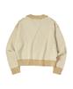 COMONINOZ W Stripe Collar Knit [Yellow]
