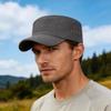 Quick Dry Flat Top Cap For Men Breathable Lightweight  Baseball Cap For Summer Outdoor Running Caps