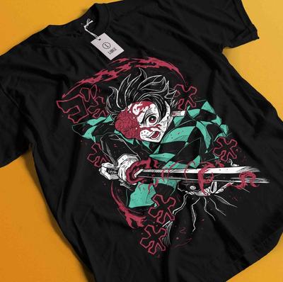 T-shirt Demon Slayer Tanjiro T-shirt Zenitsu T-shirt Muzan Doma T-shirt Inosuke Nezuko