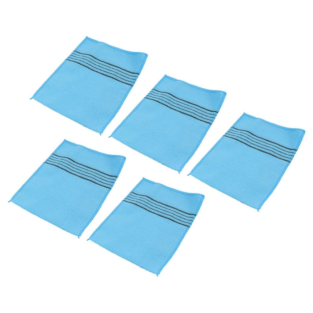 Bath Towel Cloth Massage Polyester Cotton Soft Towels 5Pcs