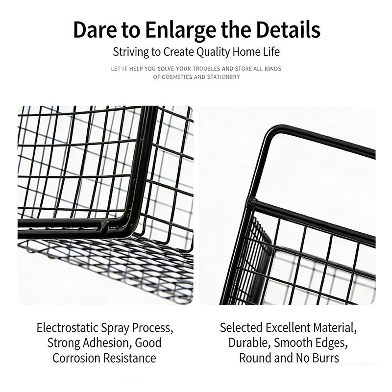 NEW Kitchen And Bathroom Storage Rack No Drilling Required Wall-Mounted Storage Rack