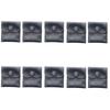 Soft Velvety Jewelry Storage Pouches, 10 Separate Snap-Button Bags for Sorting, Travel Carrying, and Gift Presentation