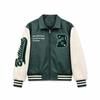 Ruffian handsome jacket men's PU leather high street tide brand Hong Kong style original style trend loose leather jacket