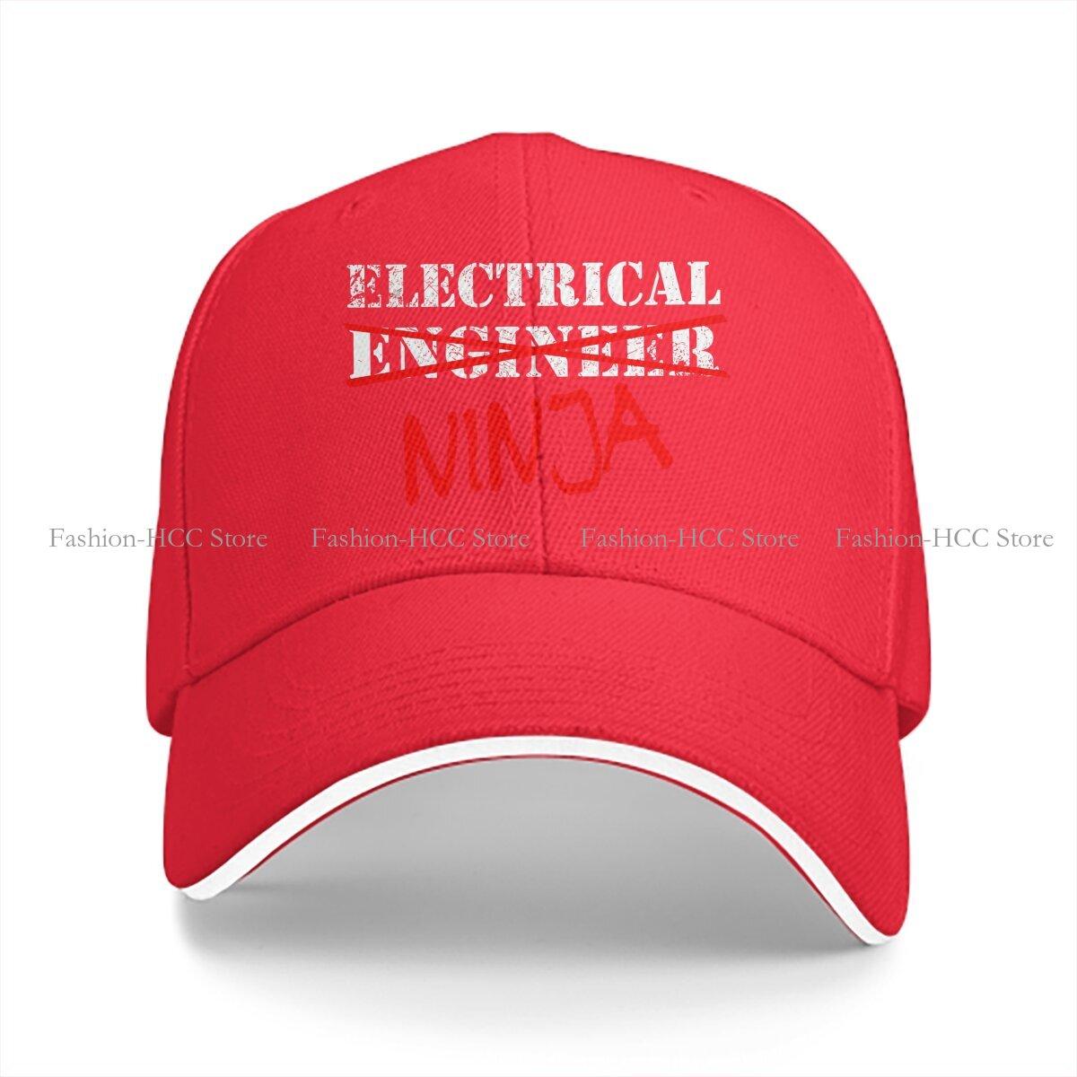 Summer Cap Sun Visor Ninja Theatre Job Title Hip Hop Engineer Electrical Electrician Peaked Hats One Size