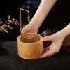 Natural Bamboo Incense Burner Upside Down Spring Clip Incense Holder Incense Plate Ash Catcher Home Decor