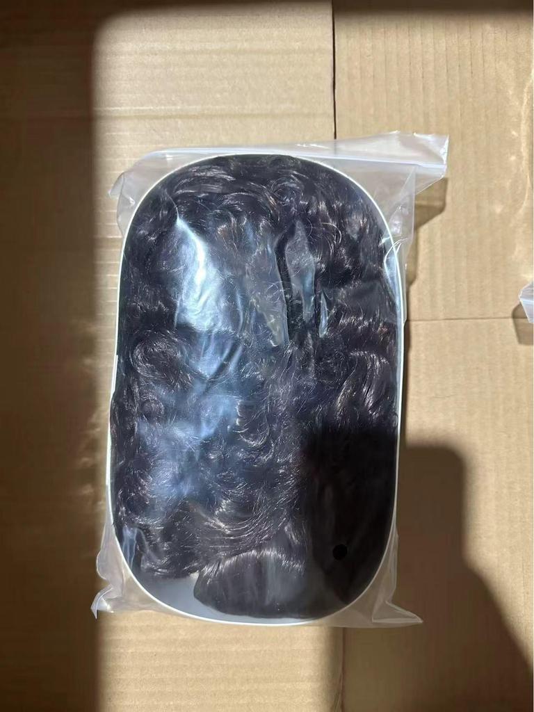 European & American Fashion Golden Straight Lace Front Wig - Middle Part Hairpiece