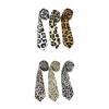 Multiuse Wide Leopard Print Tie Neck Tie For Men Women Unisex Teens Stage Show Theme Event Gathering Fashion Neckpiece