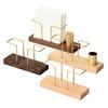 Desktop Organizer Geschirr Liefert Holz Seidenpapier Halter Serviettenhalter Messing Tissue Box Lagerung Zahnstocher Box