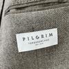 TOMORROWLAND PILGRIM 61-07-21-07103 Loro Piana Wool Silk Linen Basket Cloth Single Size 2B Jacket 46 beigeUsed