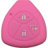 Rpkey Silicone Keyless Entry Remote Control Key Fob Cover Case Protector Replacement Fit for Toyota 4Runner Corolla Matrix RAV4 Venza Yaris Pontiac