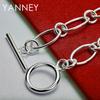 925 Sterling Silber 8 Zoll Exquisites Klassisches Armband Damen Modeaccessoire Hochzeitsfeier Gastgeschenk Schmuck