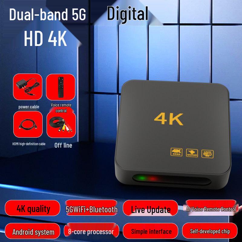 4K 5G Smart Wireless HD Set-Top TV Box