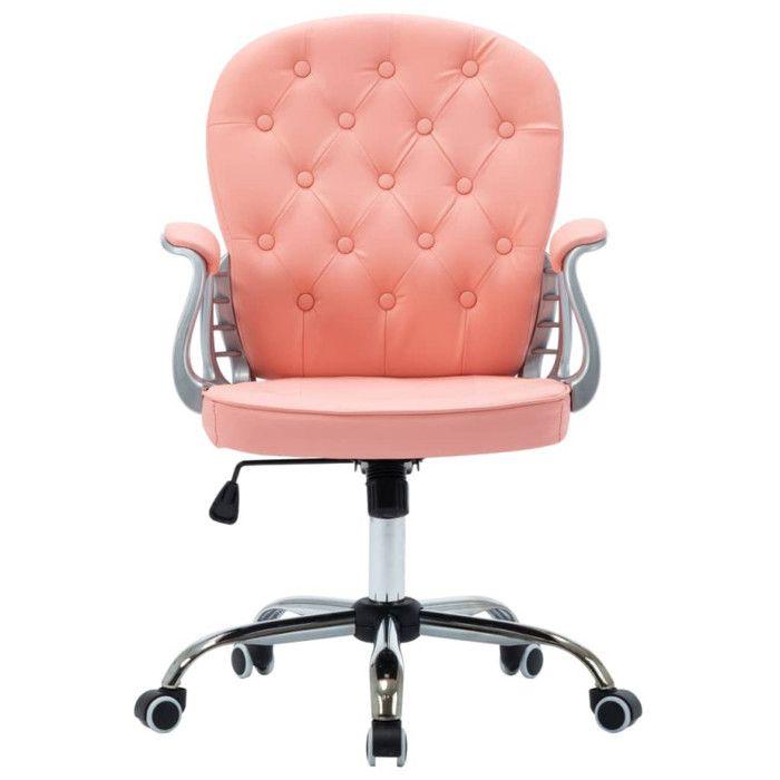VidaXL Chaise de Bureau Pivotante Fauteuil de Bureau Siège d'Ordinateur Salon Chambre d'Etude Maison Intérieur Hauteur 289361