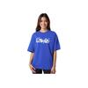 Li-Ning X Disney Oswald Series Cartoon And Letter Print Round Neck Loose Short Sleeve T-Shirt Unisex Tops Bright-Blue AHST313-3