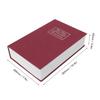 Diversion Book Safe Large Size Dictionary   Stainless Steel Book Safe Combination Lock for   Card Documents