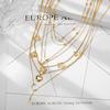 Ladies Luxurious Butterfly Love Heart Stacking Pendant Necklace 6 in 1