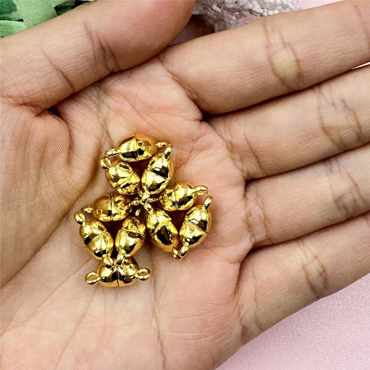 

Товары для домашней вечеринки, 10 шт., женский браслет, магнит, ожерелье с шариком любви, ювелирные изделия ручной работы, аксессуары, подарки, свободные бусины Gold Heart