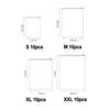 Storage Bag Frosted White S/M/L/XL Storage Bag 10PCS