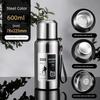 316 Stainless Steel Inner Tank Vacuum All-Steel Thermos Pot for Men, Portable Large-Capacity Thermos Cup for Outdoor Travel and Mountaineering