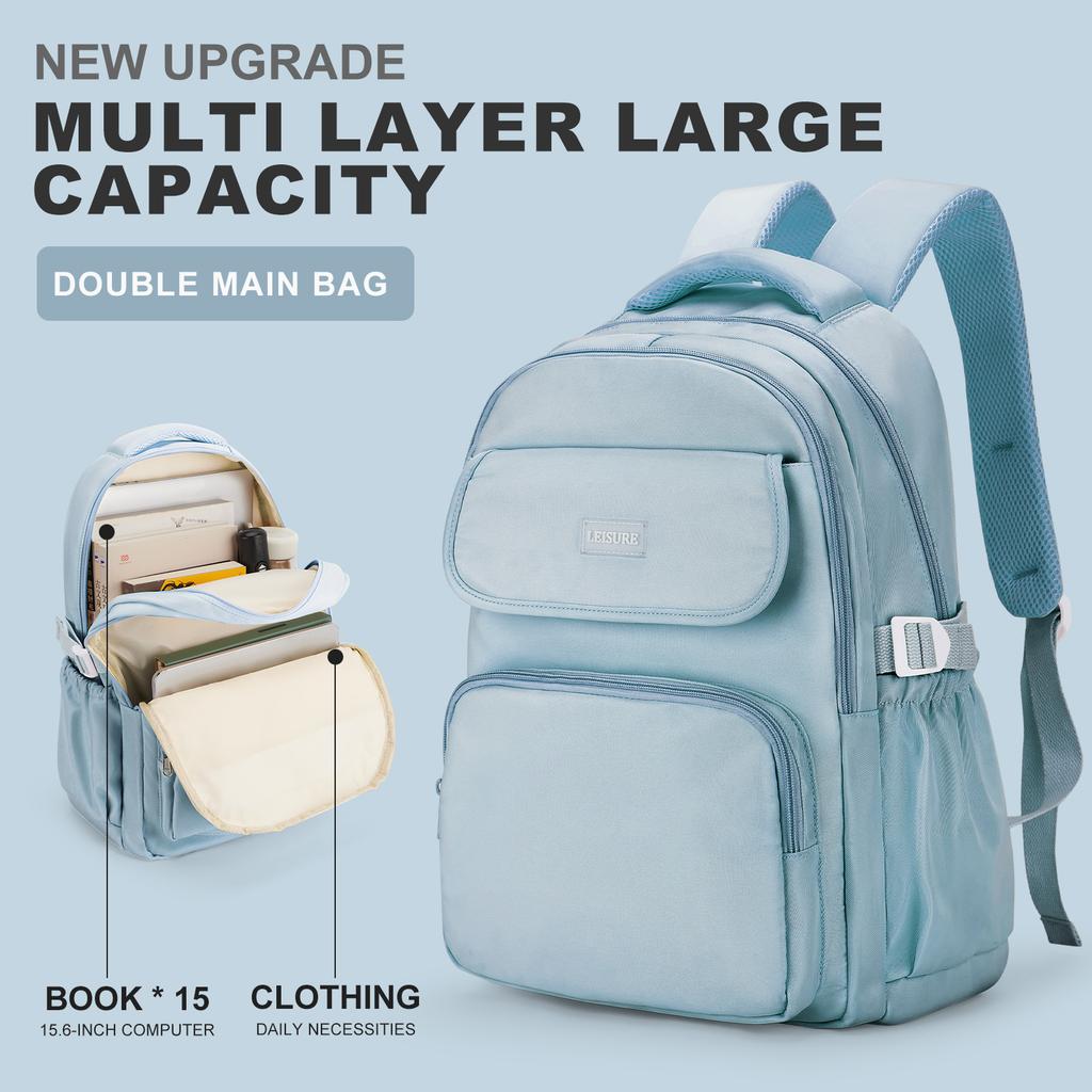 Backpack For Women Men,15.6Inch Laptop Backpack For Work,College,Travel,Large Waterproof Daypack, Schoolbag With Lots Of Pockets