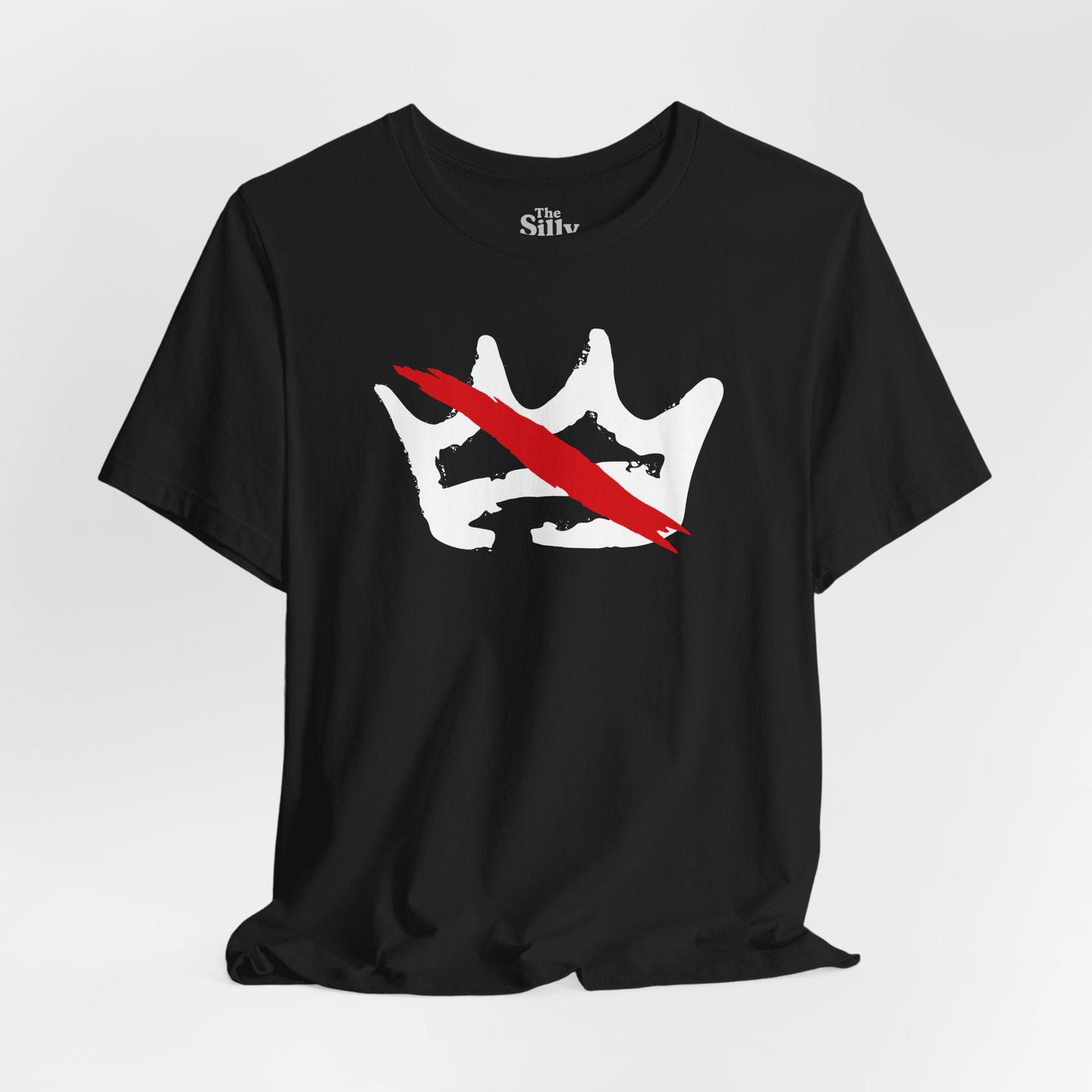 No Kings Graphic Tee, Rebel Anti Monarchy Streetwear, Abolish Crown Tshirt M