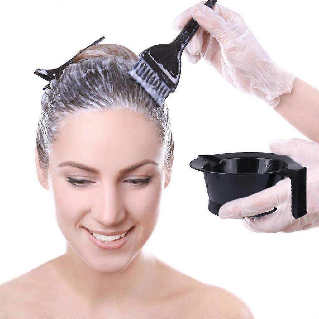 Hair Dye Bowl for Salon Hair Dyeing Bowl Kit 20Pcs Black