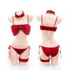 Butterfly Cover Chest Sweet Three-point Suit Erotic Underwear Adult Sex Sexy Temptation
