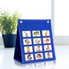1 Set Kids Visual Schedule Chart 2-in-1 Daily Chore Routine Learning Tool Folding Kid Visual Timeline for Home School