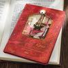 Rose Butterfly Laser Stamped Notebook with Magnetic Buckle - Retro Style Student Diary