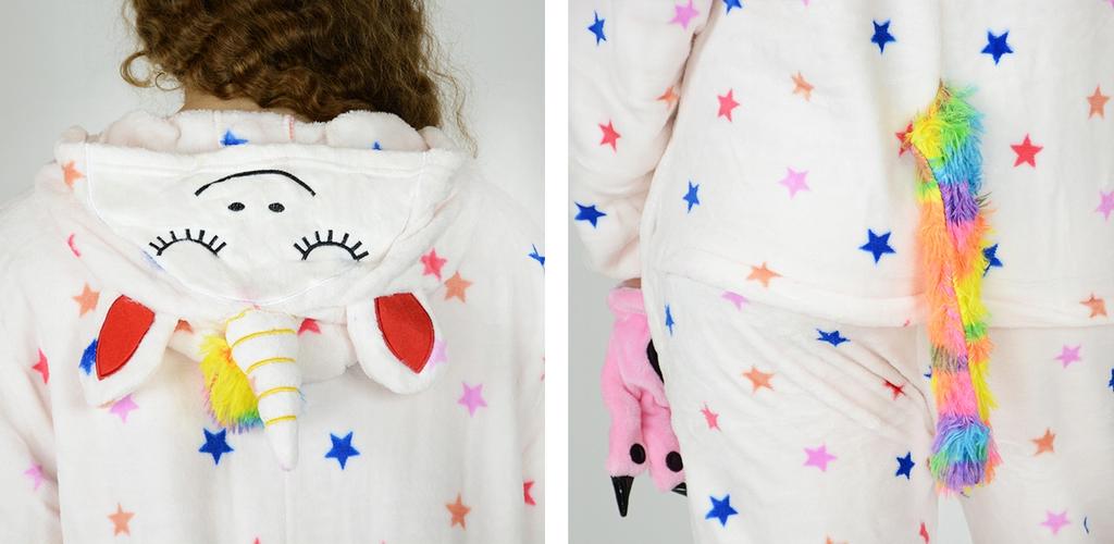 Onesie pajamas warm one-piece pajamas kigurumi unicorn jumpsuit s