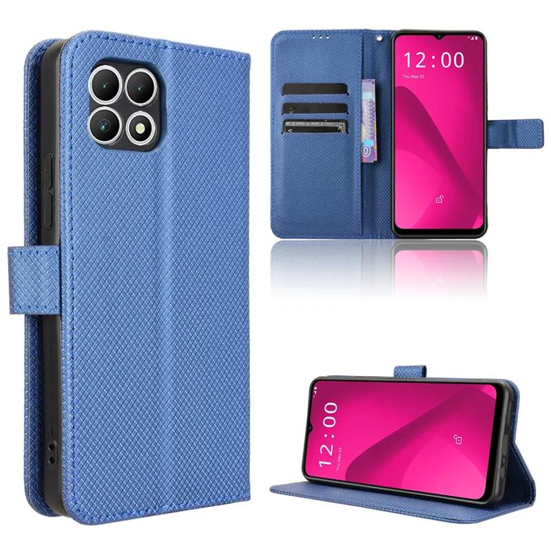 Funda Protectora Tipo Flip Book Para T-Mobile Revvl 8 7 Pro 5G 6 6x 5G Funda Cartera Ranuras para Tarjetas Soporte Fundas Funda