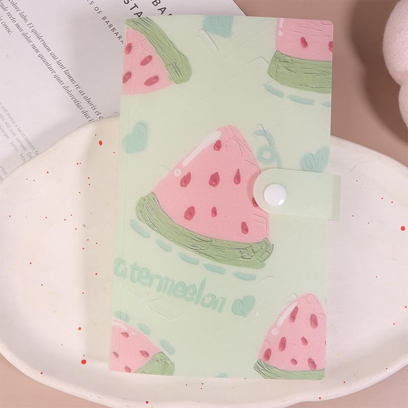 120 Slots Nail Sticker Storage Book Fruit Cover Nail Decal Storage Album For Small Sticker