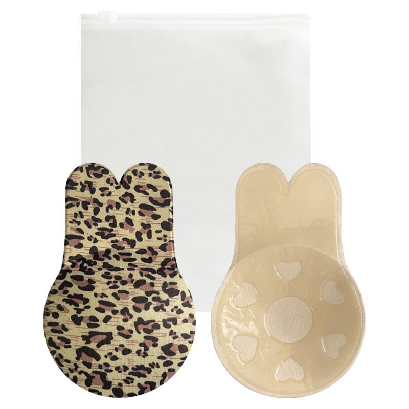 Bunny Ear Silicone Push-Up Bra: Strapless, Self-Adhesive, Invisible Uplift Nipple Covers