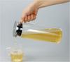 Iwaki Heat-Resistant Glass PitcherWater Jug, 600ml, Stainless Steel Lid, Barley Tea, Tea Pot, KT293-SV, Clear