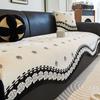 French Light Luxury Special-shaped Sofa Cushion 2025 New High-end Sofa Cushion One-piece Non-slip Sofa Cover