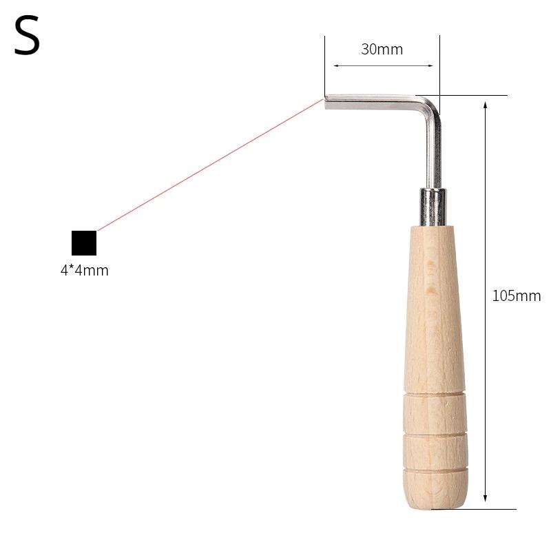 Guitar Wrench Hexagon Adjusting Rod Solid Wood Handle Guitar Fingerboard Pitch Adjustment Tool Musical Instrument Accessories1PC