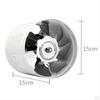 6 Inch 40W Booster Fan Inline Duct Vent Blower for Exhaust and Intake Wall