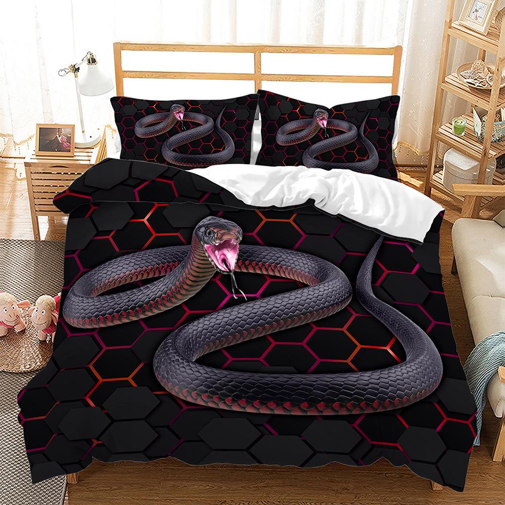 Fashion technology printing, 3D digital printing, bedding, duvet covers, pillowcases, three-piece sets