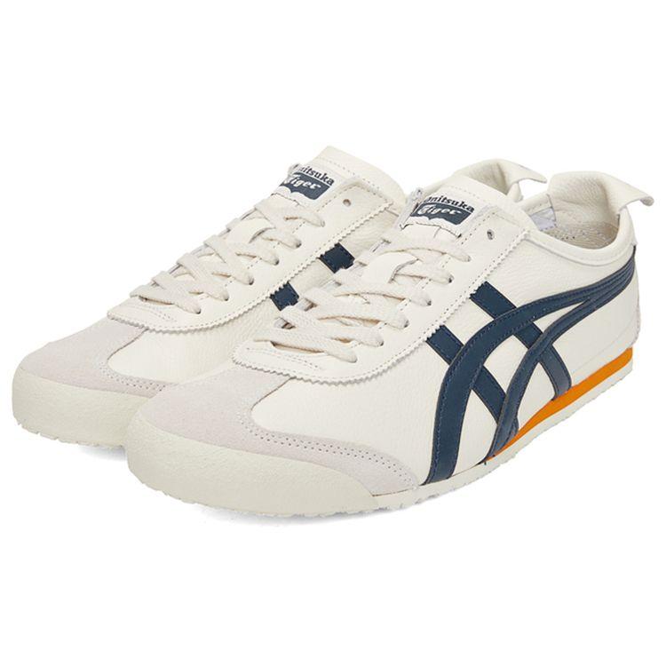 ONITSUKA TIGER Mexico 66 Retro Lightweight Durable Low-Top Running Shoes Unisex Sneaker White Blue Yellow 1183B771-107