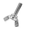 5pcs M6 DIN316 304 Stainless Steel Thumb Butterfly Wing Hand Bolts Screws