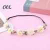 Boho Hair Hoop for Girls Flower Headband, Crown, Headpiece, Floral Wreath Headband Elegant Parties Wedding Birthday Festival Party Photography & Daily